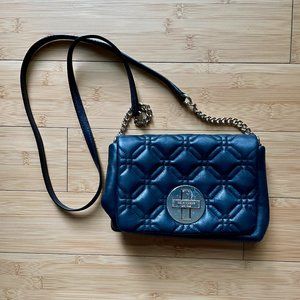 Kate Spade New York Black Quilted Twist Crossbody Bag